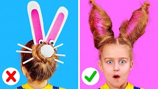 CUTE AND EASY HAIR IDEAS || Cool Hairstyles For Long Hair by 123Go! Play!