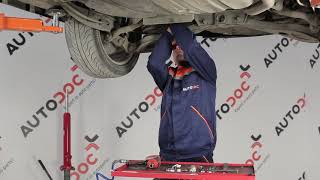 How to replace rear Anti Roll Bar Link on JAGUAR X-TYPE 1 TUTORIAL | AUTODOC