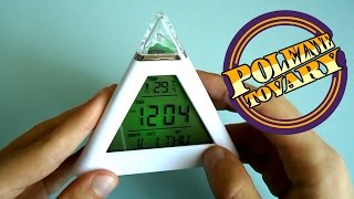 Часы пирамида хамелеон / Clock color change
