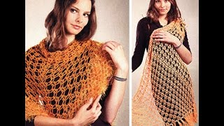 ШАЛИ КРЮЧКОМ - видео-уроки - 2019 / SHAWL CROCHET - video tutorials /Video-Tutorials