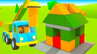 Песенки по машинки - Подъемный кран - Мультики для малышей