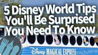 5 Disney World Tips You'll Be SURPRISED You Need To Know!