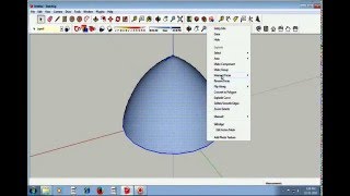 Sketchup tutorial - making a dome using the follow me tool