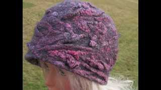 Валяние. Головные уборы ручной работы из войлока. Студия войлока Demoiselle. Hats handmade.