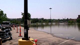 Missour River Flood Harrah's Casino Parking Lot 6-5-11