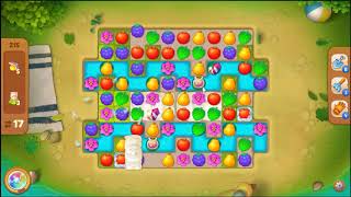 Gardenscapes Level 215 No Booster ? l MiniGames