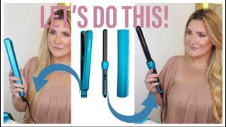 ? I TRY THE NUME CURLING WAND, FLAT ION, STYLING COMB & THERMIC GLOBE | NUME POWER COUPLE GIFT SET