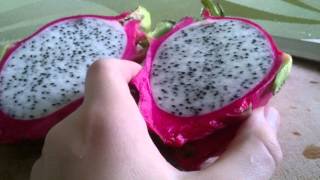 Экзотический фрукт-питахайя, драконий глаз, dragonfruit.