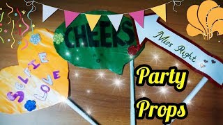 How to make Party Props at home|Easy Party Props for new year| Birth day