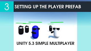 3 Setting Up The Player Prefab - Unity 5.3 Simple Multiplayer Game