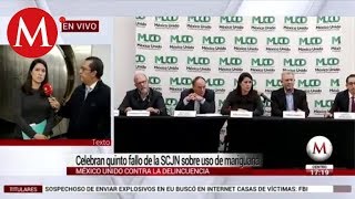Celebran quinto fallo de la Suprema Corte sobre el uso de la mariguana