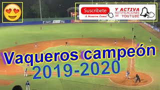Vaqueros de Montería Campeón Béisbol Profesional Colombiano Torneo 2019-2020. Mejores Jugadas en HD