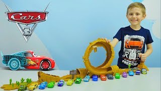 Машинки ТАЧКИ и трек БОЛЬШОЙ ХОЛМ. Даник и МАШИНКИ. Cars WILLY'S BUTTE