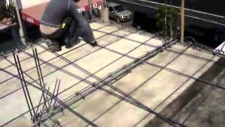 Armado de varilla para losa de concreto 01