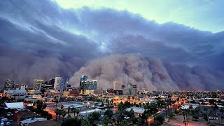 It's hard to breathe! A dust storm has hit Mexico! Dangerous weather!
