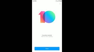 MIUI 10.4 by xiaomi.eu  9.6.27 Beta Android Pie 9 installed on Xiaomi Mi 6