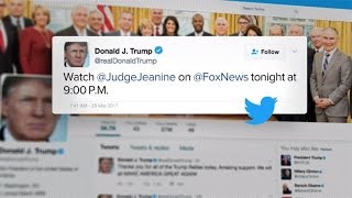 Why is Donald Trump promoting Fox News shows?