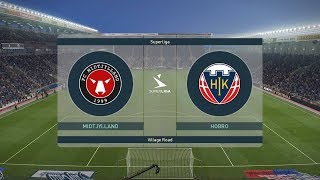 PES 2019 | Midtjylland vs Hobro - Denmark | Superliga  2018/19 | Full Gameplay (PS4/Xbox One)