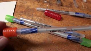 How to Make a BICtory Pen-Spinning Pratice Pen from Bic Ultra Round Stic Grip pens