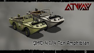 Heroes & Generals. QMC Amphibian car. QMC машина-амфибия.