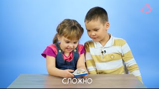 Дети играют в «Цветное пианино. Учим цвета»