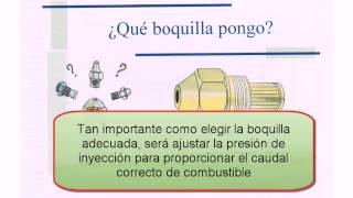 video sobre boquillas quemador
