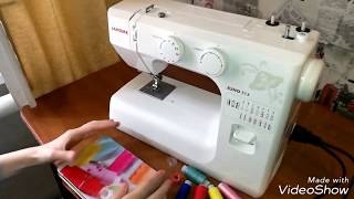 ОБЗОР на швейную машину JANOME JUNO 513.