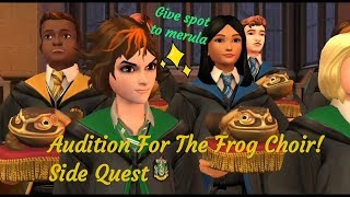 Audition For The Frog Choir Harry Potter Hogwarts Mystery
