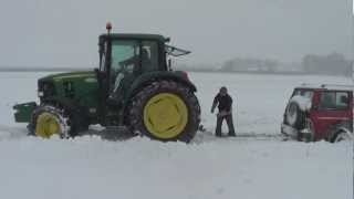 Kilka Ujęć Zima 2012-2013 Z John Deere 6330