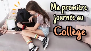 MA PREMIÈRE JOURNÉE AU COLLÈGE !!! ET MON EMPLOI DU TEMPS