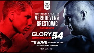 2 Title Fights 1 Night | GLORY 54 Birmingham - Tickets on Sale