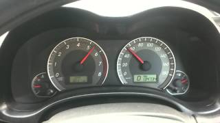 Toyota Corolla Fielder NZE141 - разгон с 0 до 100 км/ч