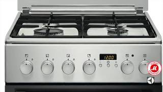 Газовая плита Electrolux EKK954504X с электрической духовкой