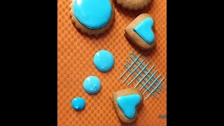 Айсинг. Имбирные пряники. Как приготовить глазурь.