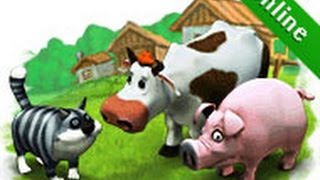 Весёлая ферма 2-31, мультфильм о животных, освободи ферму от медведей!!!