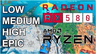 Fortnite | RX 580 + Ryzen 2200G | 1080p ALL Settings