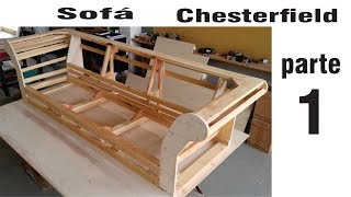 Fabricando um sofá Chesterfield (parte 1)
