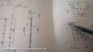 đọc bản vẽ cơ khí - giải thích ký hiệu trên bản vẽ