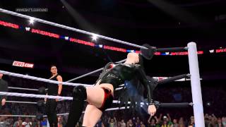 WWE 2K15 Tamina vs Brie vs Paige vs Naomi