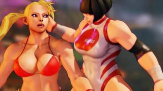 Street Fighter 5 mods R Mika red cyclone