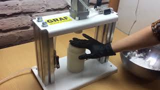 Изготовление бомбочек для ванны своими руками GRAF bomb press