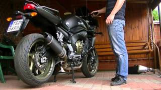 Yamaha FZ1 2009 - G&G exhaust sound