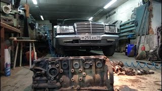 Кулак дружбы 1jzge vvti с Мерседеса W 126,разборка двигателя.Fist of friendship 1jzge vvti .