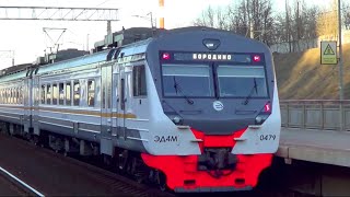 Долгая стоянка электропоезда ЭД4М-0479 "Наше Подмосковье"