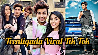 Vishal pandey tik tok video!teen tigada tik tok video!vishal sameeksha bhavin new tik tok video!