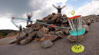 ULTIMATE MINI DISC GOLF TRICKSHOT BATTLE! | ROUND 1