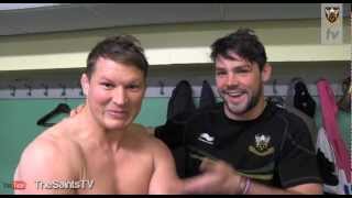A good luck message to NSB from the Saints