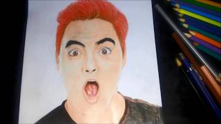 DESENHANDO O FELIPE NETO REAL -DESENHANDO YOUTUBERS #MENOTAFELIPENETO COMO DESENHAR - DRAWING