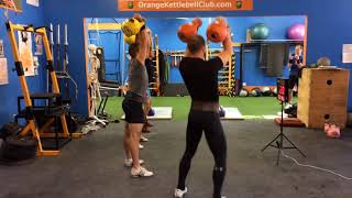 Kettlebell Jerk Demonstration by MSIC and MS lifters