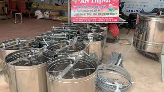 Thùng Quay mật ong 4 cầu INOX mẫu mới 2019 giá rẻ